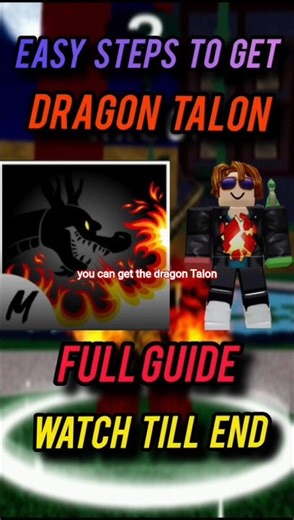 Full guide to get the dragon talon in blox fruits detailed