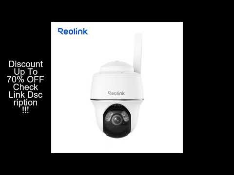 REOLINK 4K Cellular Security Camera ,3G/4G LTE SIM,Solar Powered,Color Night Vision,Local/Cloud Stor