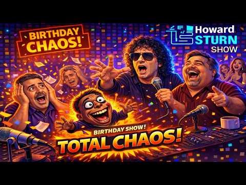 Howard Stern’s Birthday Show Goes OFF THE RAILS… Total Chaos 😳 | The Howard Stern Show
