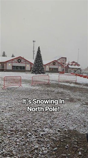 October Snow in North Pole