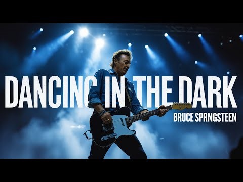 Dancing In the Dark - Bruce Springsteen (Lyric Video) | AI Visual Compilation