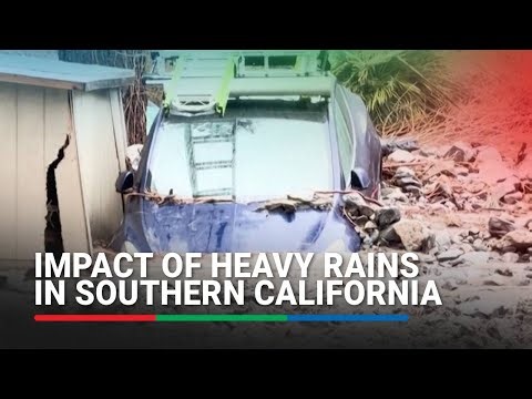 Heavy rains, flash floods leave Southern California homes caked in mud | ABS-CBN News