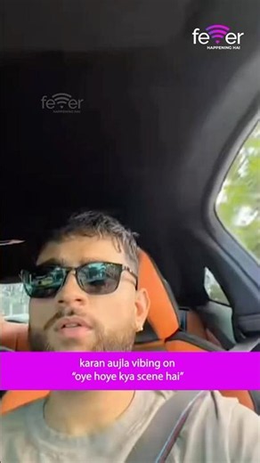 Karan Aujla Vibing To “Oye Hoye Kya Scene Hai” #shorts #indiagotlatent