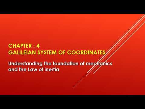 Chapter - 4 Galelian System of Co-ordinates | The Special Theory of Relativity by Albert Einstein |