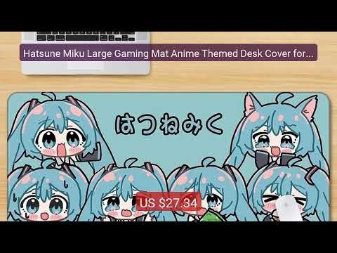 Hatsune Miku Large Gaming Mat Anime Themed Desk Cover for PC/Laptop... — Top Rated 2026 | Buy Now!