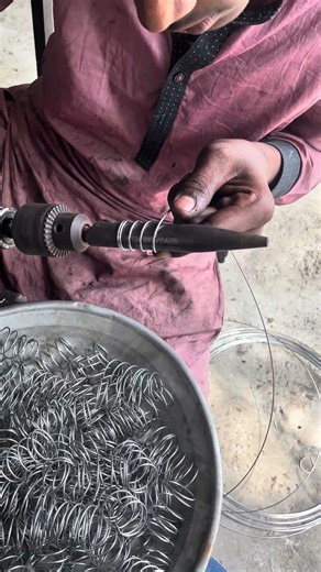 Compression Spring Making on Lathe 😳🔥 | Satisfying Metal Work