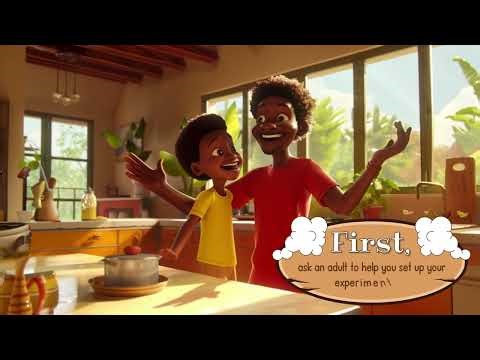 Homemade Volcano Experiment! 🌋 Fun Science for Kids | The Little Explorers' Diary