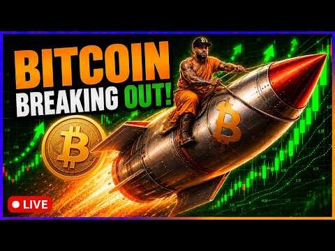 Bitcoin Breaking Out! Live Trading & TA