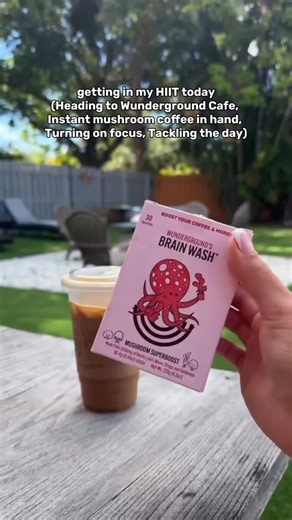 Wunderground | Mushroom Coffee on Instagram: "Wait, what does HIIT stand for? 🏃🍄☕️🤭 #wunderground #mushrooms #coffee #coffeelover #mushroomcoffee"