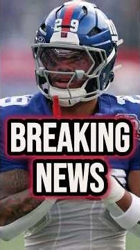 🚨BREAKING GIANTS NEWS: Tyrone Tracy Jr. To IR, Will Miss Next 4 Games #giants #shorts #nfl