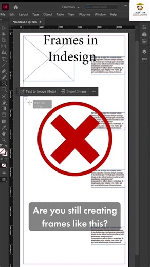 Create Multiple Frames in Adobe InDesign FAST! 🔥 | Easy InDesign Tutorial for Beginners