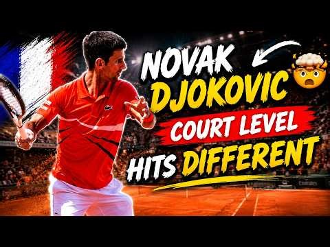 Novak Djokovic COURT LEVEL Hits Different 🤯 | Roland-Garros 2019 HIGHLIGHT