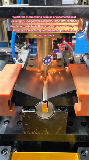 Flawless Precision: Automatic Spot Welding ⚡️🦾 #welding #satisfying #asmr #oddlysatisfying #how