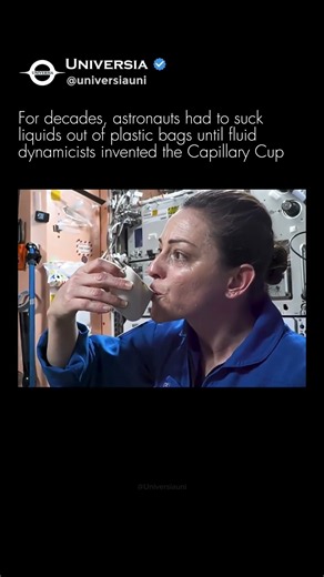 Why NASA’s "Zero-G Space Cup" Has Such A Bizarre Shape!
