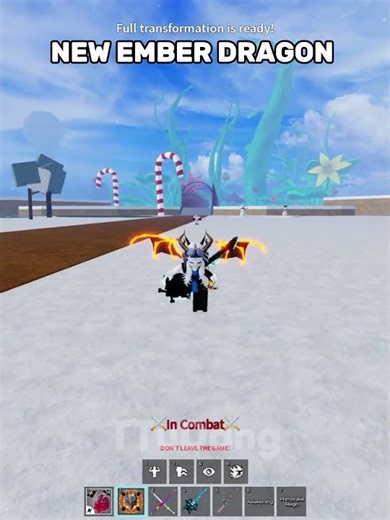 New Ember Dragon in Blox Fruits