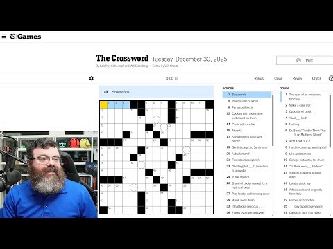 Learning Crossword Week 84 | NYT Crossword Tuesday Dec 30th, 2025
