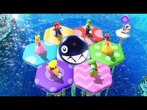 Mario Party Superstars Minigames - Mario Vs Peach Vs Rosalina Vs Daisy (Master Difficulty)