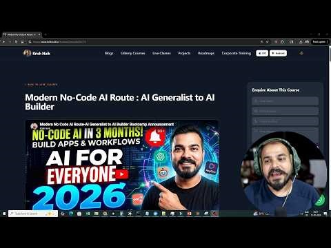 Modern No-Code AI Route Bootcamp Announcement