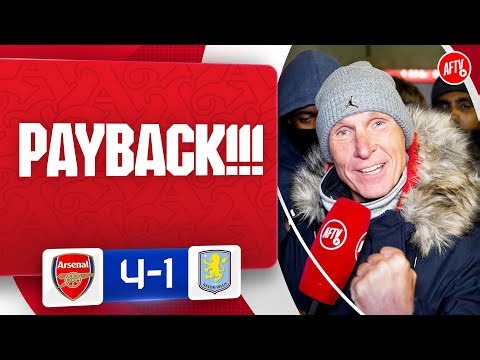 PAYBACK!!! (Lee Judges) | Arsenal 4-1 Aston Villa