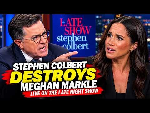 Stephen Colbert DESTROYS Meghan Markle LIVE On The Late Night Show After Heated Argument