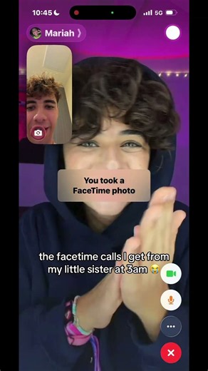 Facetime Calls From Little Sister at 3AM🤣 @YoMariah