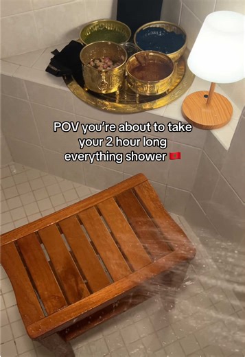 Step 1: grab a seat or a bench because this is about to be the best everything shower of your life 🤩🫶🏻 #skincare #skincareroutine #bodycare #beauty #everythingshower