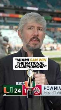 Can Miami win the National Championship?! 🤔 #cfp #miami #collegefootballplayoff