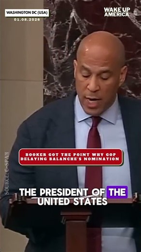 In This Clip Senator Cory Booker REVEALS Why Republicans Delaying AG Todd Balanche's Nomination
