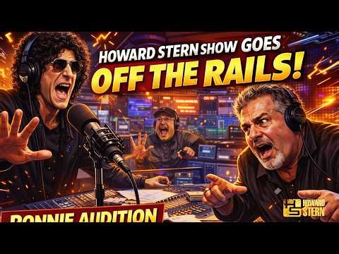 Howard Stern Show Goes OFF THE RAILS Ronnie Audition + Studio Drama | The Howard Stern Show