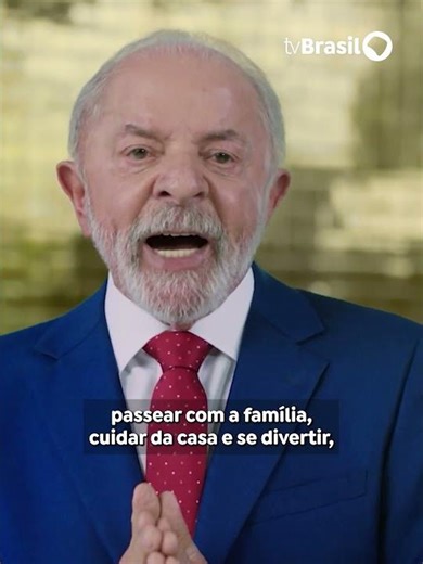 Lula defende fim da escala 6x1 de trabalho sem redução de salário