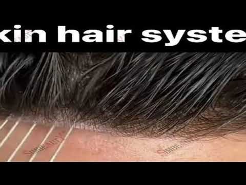 0.02mm Utra Thin Skin Disposable Natural Hairline Men Toupee 100%Human Hair Prosthesis Replacement