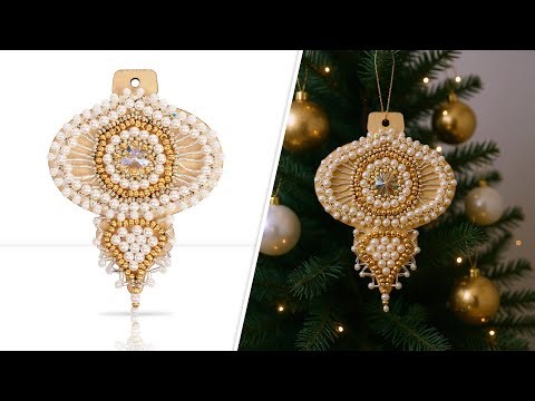 Sparkling Keepsake Ornament - DIY Jewelry Making Tutorial by PotomacBeads