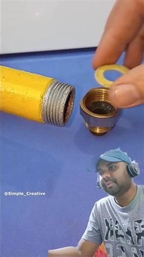 How to connect a hose pipe #plumbingtime #carpentry