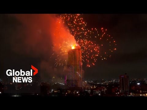 New Year's 2026: Kenya lights up night sky with fireworks in Nairobi