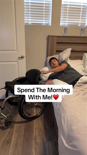 Spend The Morning With Me!♥️ #paraplegic #paralyzed #fyp #wheelchair #wheelchairlife @Amber & Neven Hart♥️ @Amber Cogbill