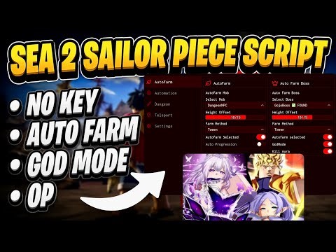 [🌊Sea 2 Update🥚] Sailor Piece Script (Roblox) NO KEY! | AUTO FARM + GOD MODE + KILL AURA