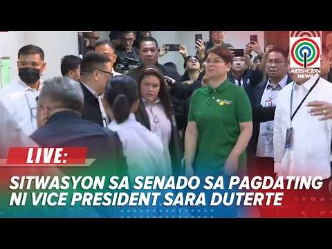 LIVE: Situation at the Senate amid the arrival of VP Sara Duterte | July 7, 2026