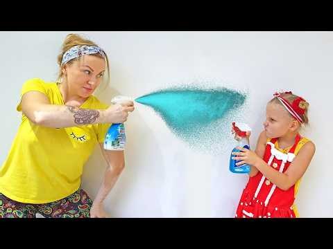 Alisa shows the Importance of Helping Parents with Daily Routine at home in Orlando, Florida