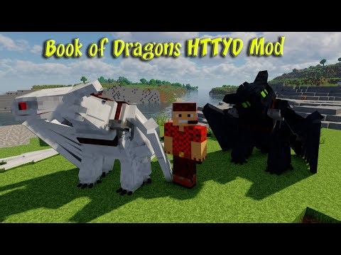 Book of Dragons Mod HTTYD Mod JAVA 1.20.1 Dragon Riding Minecraft Animals Ep304