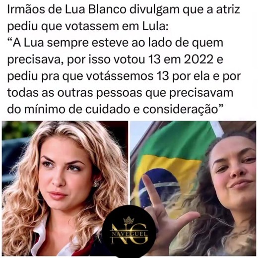Lua Blanco tratou câncer pelo SUS e pediu união por um Brasil mais justo