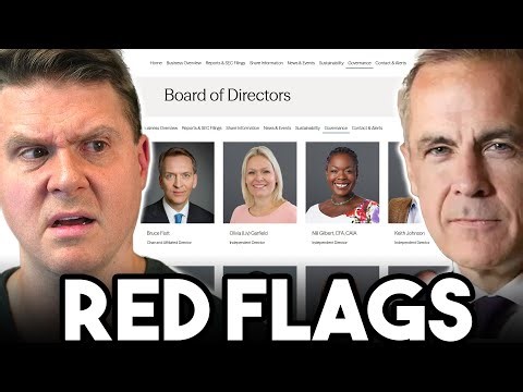 How is this OK!? I Found an ACTIVE TIE Between Carney's GFANZ and Brookfield