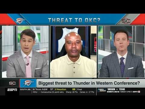 ESPN SC | KD surpasses MJ, Luka & Lakers to 9-Game winning streak, Spurs BIGGEST Threat to Thunder?