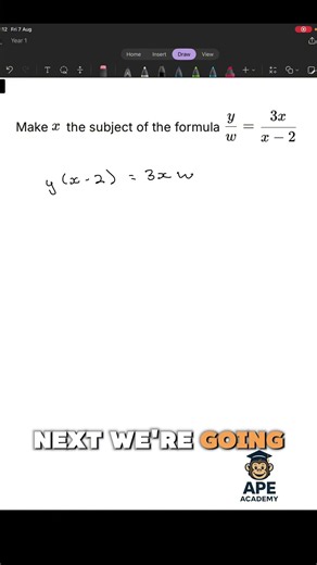 Higher-tier GCSE Maths: Rearranging formulas