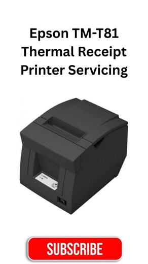 How to Clean Epson TM-T81 Thermal Printer #techshorts #viral #viralvideo #printerfix