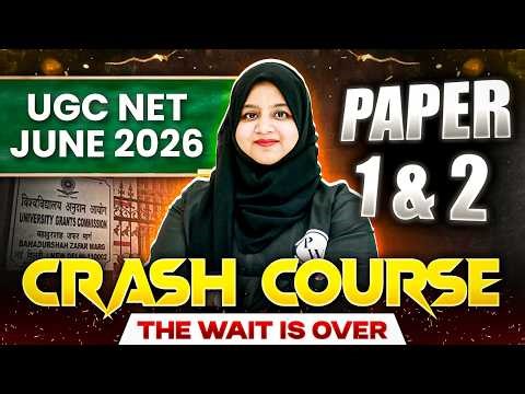UGC NET Paper 1 & 2 | UGC NET Paper 1 Crash Course The Wait is Over | UGC NET Paper 1 Preparation