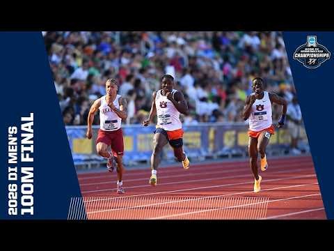 Men's 100m final - 2026 NCAA outdoor track and field championships