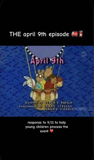 i think this was a great way to help kids process 9/11 events in a respectful way! always thankful for all the firefighters and this episode really touches on first responders! ❤️🚒🚑🚓#pbskids #arthur #tvshows #childhood #nostalgia