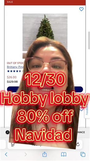 80% Off Christmas Deals at Hobby Lobby