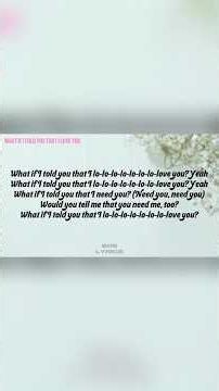 🎵 Ali Gatie - What If I Told You That I Love You (Lyrics Video)Full Lyrics Video out...