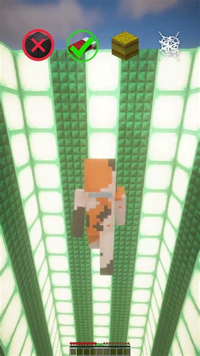 Will I Survive?! Jumping on Random Blocks in Minecraft 1.21 😱💀 #minecraft